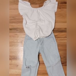 Girls Old Navy Top & Jeans